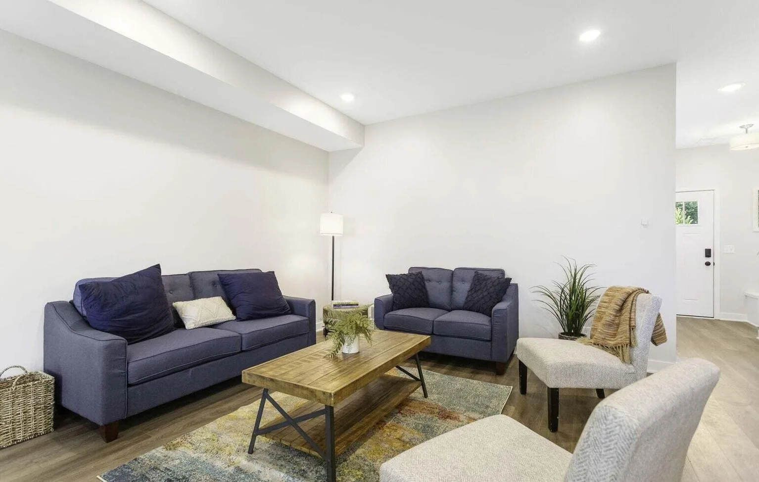 Open-concept living area at Signature Estates